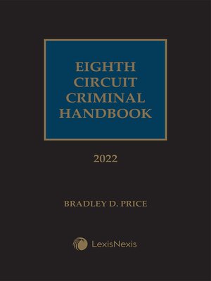 cover image of Eighth Circuit Criminal Handbook